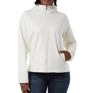 32 Degrees Off-White Hooded Zip-Up Jacket